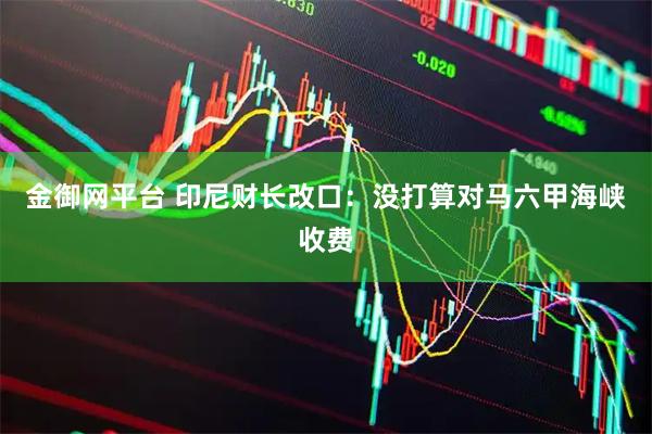 金御网平台 印尼财长改口：没打算对马六甲海峡收费